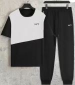 Positive_Summer Men Tracksuit Trouser and Shirt Track suit for Summer