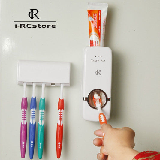 Best Quality Set of Toothpaste Dispenser & Brush Holder